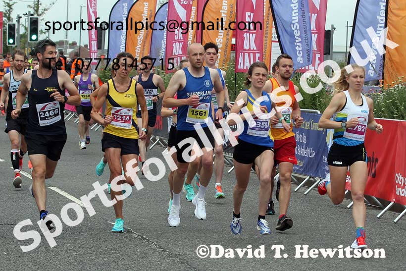 Sunderland City 10k Road Race, 2021 Sunderland City 5k, 10k and Half Marathon Road Races. Photo: David T. Hewitson/Sports for All Pics